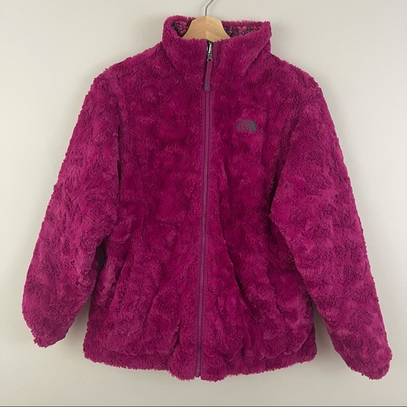 THE NORTH FACE Roxbury Pink Butterfly Camo Reversible Mossbud Swirl Jacket - Picture 9 of 12